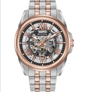 Bulova Mechanic movement stainless steel watch